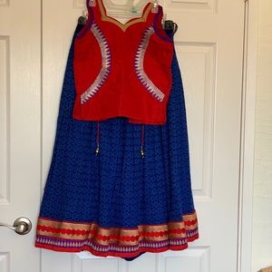 Girl’s Skirt and Tops - Indian Style Partywear